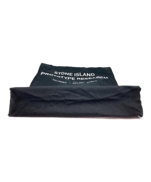 STONE ISLAND（ストーンアイランド）STONE ISLAND (ストーンアイランド) プリントトートバッグ ブラックの古着・服飾アイテム