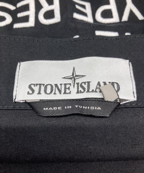 STONE ISLAND（ストーンアイランド）STONE ISLAND (ストーンアイランド) プリントトートバッグ ブラックの古着・服飾アイテム