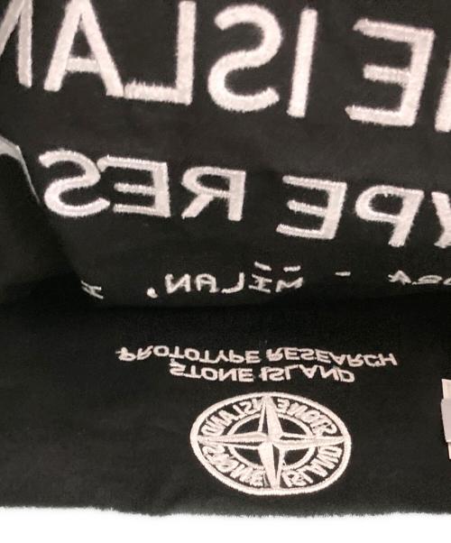 STONE ISLAND（ストーンアイランド）STONE ISLAND (ストーンアイランド) プリントトートバッグ ブラックの古着・服飾アイテム