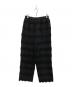 crinkle crinkle crinkle（クリンクル クリンクル クリンクル）の古着「3D peacock embroidery pants」｜ブラック