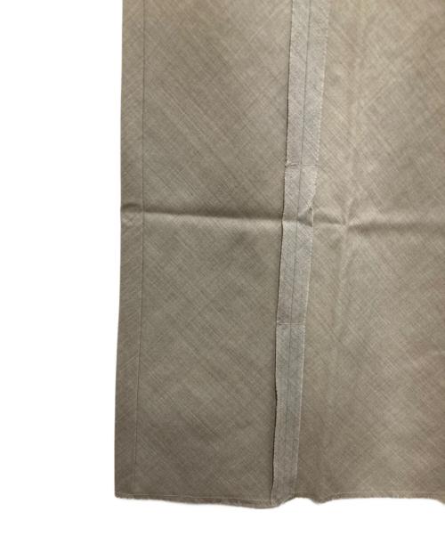 Little suzie（リトルスージー）Little suzie (リトルスージー) Wool Twill Unhemmed Long Skirt ベージュ サイズ:36の古着・服飾アイテム