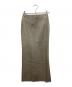 Little suzie（リトルスージー）の古着「Wool Twill Unhemmed Long Skirt」｜ベージュ