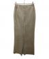 Little suzie (リトルスージー) Wool Twill Unhemmed Long Skirt ベージュ サイズ:36：4000円