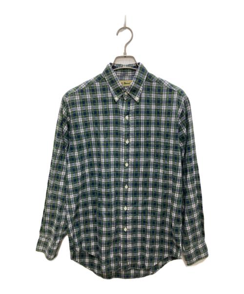 L.L.Bean（エルエルビーン）L.L.Bean (エルエルビーン) 90'sBDチェックシャツ グリーン サイズ:Sの古着・服飾アイテム