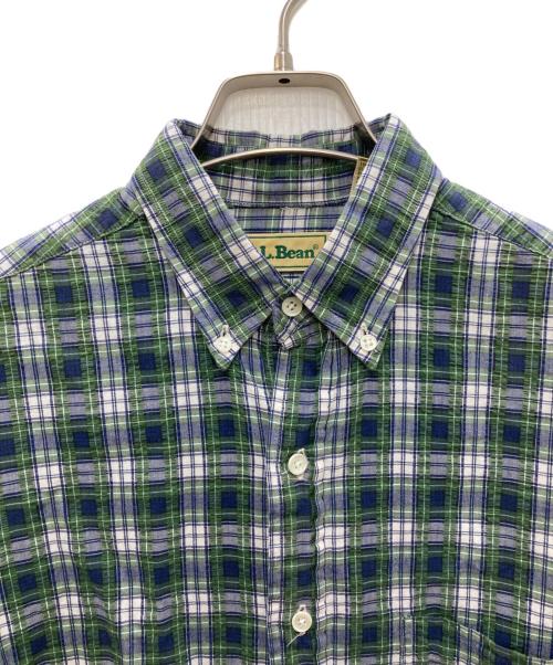L.L.Bean（エルエルビーン）L.L.Bean (エルエルビーン) 90'sBDチェックシャツ グリーン サイズ:Sの古着・服飾アイテム