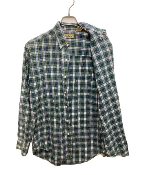 L.L.Bean（エルエルビーン）L.L.Bean (エルエルビーン) 90'sBDチェックシャツ グリーン サイズ:Sの古着・服飾アイテム