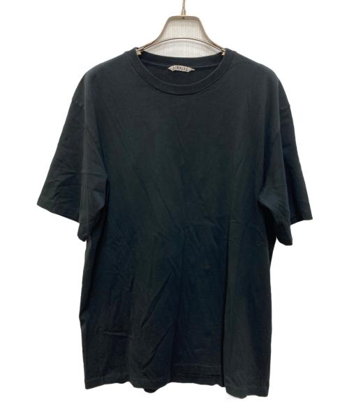 AURALEE（オーラリー）AURALEE (オーラリー) LUSTER PLAITING TEE ブラック サイズ:SIZE 4の古着・服飾アイテム