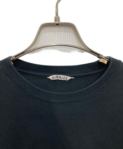 AURALEE（オーラリー）AURALEE (オーラリー) LUSTER PLAITING TEE ブラック サイズ:SIZE 4の古着・服飾アイテム