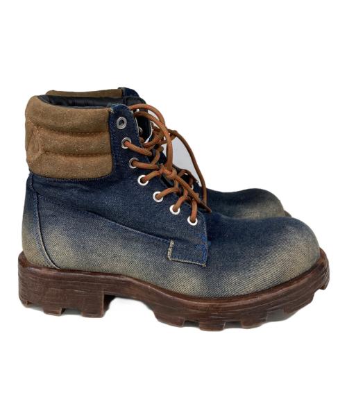 DIESEL（ディーゼル）DIESEL (ディーゼル) D-Hammer Lace Up ブーツ インディゴ サイズ:26.5cmの古着・服飾アイテム