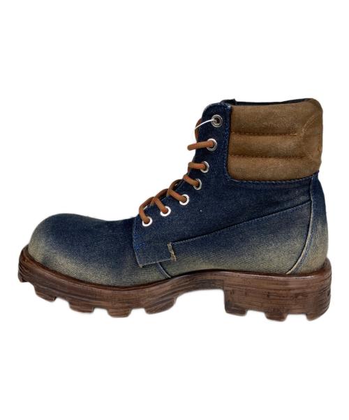 DIESEL（ディーゼル）DIESEL (ディーゼル) D-Hammer Lace Up ブーツ インディゴ サイズ:26.5cmの古着・服飾アイテム