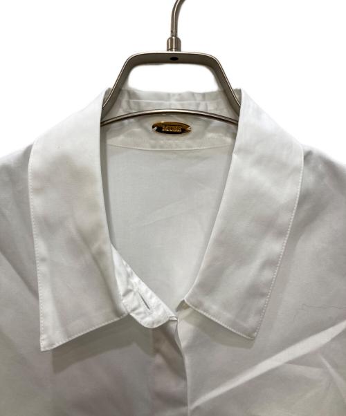 MUSE（ミューズ）MUSE (ミューズ) TIDY BROAD シャツ ホワイト サイズ:Ｆ 未使用品の古着・服飾アイテム