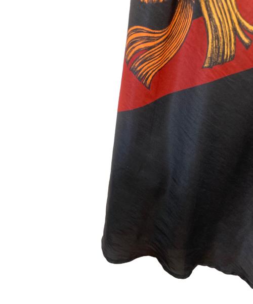 Ameri VINTAGE（アメリヴィンテージ）Ameri VINTAGE (アメリヴィンテージ) MEDI TWIN CHEETAH FAKE SCARF SKIRT マルチカラー サイズ:Sの古着・服飾アイテム