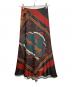 Ameri VINTAGE（アメリヴィンテージ）の古着「MEDI TWIN CHEETAH FAKE SCARF SKIRT」｜マルチカラー