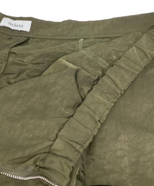 sahara（サハラ）sahara (サハラ) Belted 2way Cargo Skirt グリーン サイズ:Freeの古着・服飾アイテム