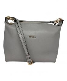 FURLA（フルラ）の古着「レザーショルダーバッグ」｜グレー