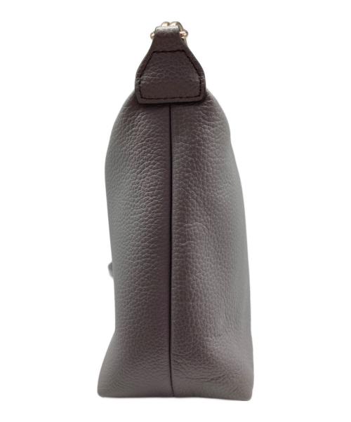 FURLA（フルラ）FURLA (フルラ) レザーショルダーバッグ グレーの古着・服飾アイテム