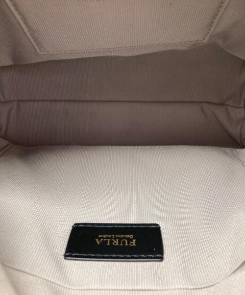 FURLA（フルラ）FURLA (フルラ) レザーショルダーバッグ グレーの古着・服飾アイテム