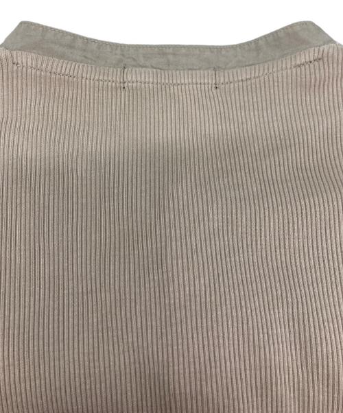 BURBERRY BLACK LABEL（バーバリーブラックレーベル）BURBERRY BLACK LABEL (バーバリーブラックレーベル) ヘンリーネックカットソー ベージュ サイズ:3の古着・服飾アイテム