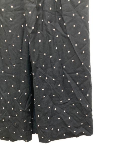 KAGURE（カグレ）KAGURE (カグレ) ドットギャザーパンツ ブラック サイズ:Freeの古着・服飾アイテム