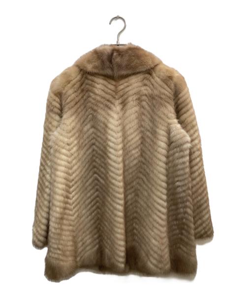EMBA（エンバ）EMBA (エンバ) ミンクファーコート ベージュ サイズ:11-70の古着・服飾アイテム