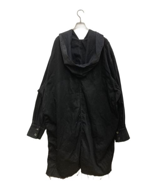 NO MASS PROD.（ノーマスプロッド）NO MASS PROD. (ノーマスプロッド) コーティングデニムコート ブラック サイズ:FREEの古着・服飾アイテム