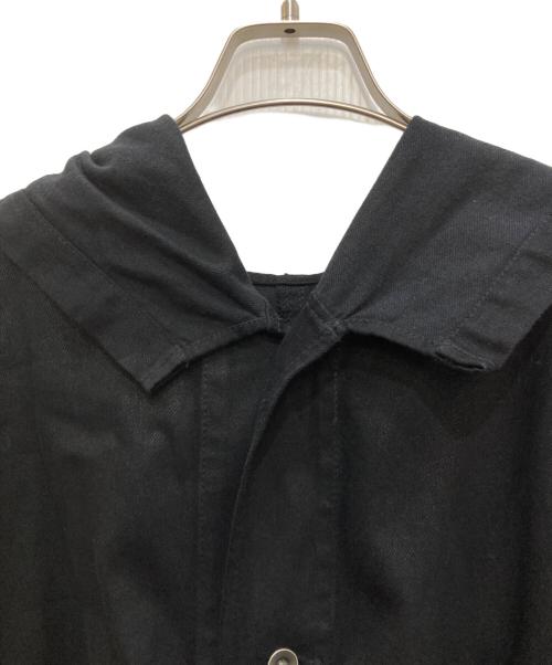NO MASS PROD.（ノーマスプロッド）NO MASS PROD. (ノーマスプロッド) コーティングデニムコート ブラック サイズ:FREEの古着・服飾アイテム