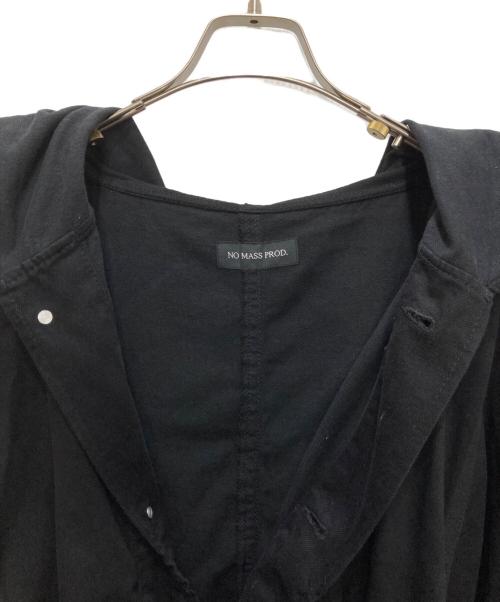 NO MASS PROD.（ノーマスプロッド）NO MASS PROD. (ノーマスプロッド) コーティングデニムコート ブラック サイズ:FREEの古着・服飾アイテム