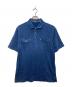 POLO RALPH LAUREN（ポロ・ラルフローレン）の古着「ダブルポケット総柄ポロシャツ」｜インディゴ