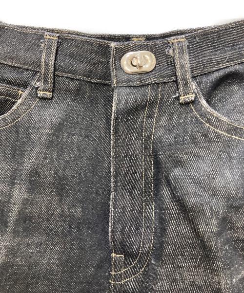 FUMIKA UCHIDA（フミカウチダ）FUMIKA UCHIDA (フミカウチダ) Bonding Denim/WIDE STRAGIHT PANTS ブラック サイズ:36の古着・服飾アイテム