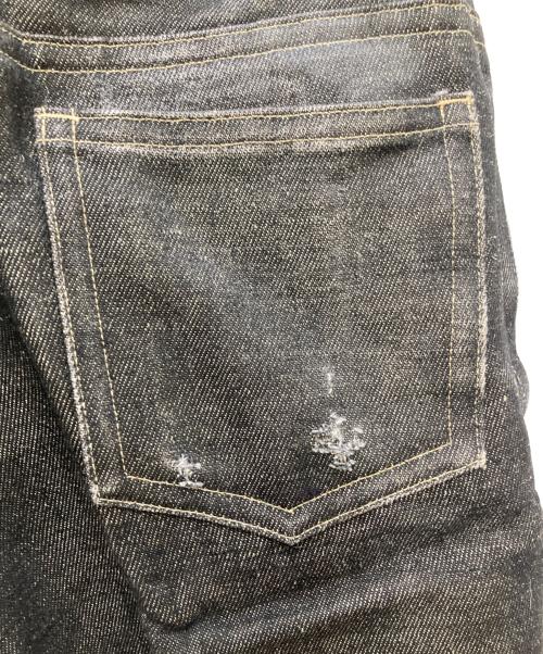 FUMIKA UCHIDA（フミカウチダ）FUMIKA UCHIDA (フミカウチダ) Bonding Denim/WIDE STRAGIHT PANTS ブラック サイズ:36の古着・服飾アイテム