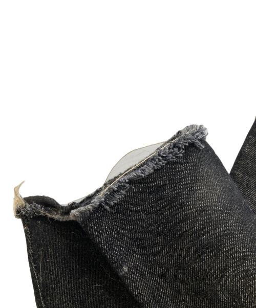 FUMIKA UCHIDA（フミカウチダ）FUMIKA UCHIDA (フミカウチダ) Bonding Denim/WIDE STRAGIHT PANTS ブラック サイズ:36の古着・服飾アイテム