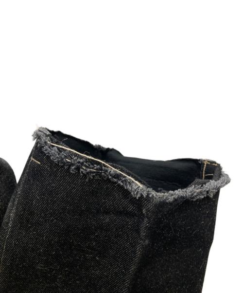 FUMIKA UCHIDA（フミカウチダ）FUMIKA UCHIDA (フミカウチダ) Bonding Denim/WIDE STRAGIHT PANTS ブラック サイズ:36の古着・服飾アイテム