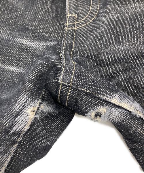 FUMIKA UCHIDA（フミカウチダ）FUMIKA UCHIDA (フミカウチダ) Bonding Denim/WIDE STRAGIHT PANTS ブラック サイズ:36の古着・服飾アイテム