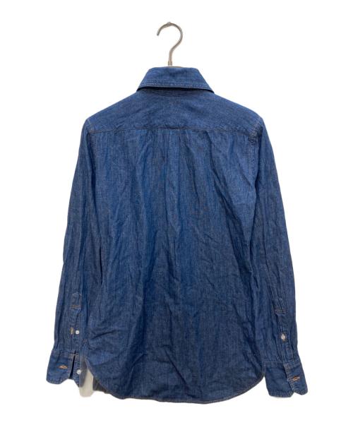 MADISON BLUE（マディソンブルー）MADISON BLUE (マディソンブルー) デニムボウタイシャツ インディゴ サイズ:SIZE 1の古着・服飾アイテム