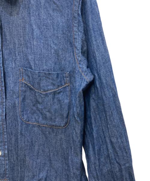 MADISON BLUE（マディソンブルー）MADISON BLUE (マディソンブルー) デニムボウタイシャツ インディゴ サイズ:SIZE 1の古着・服飾アイテム