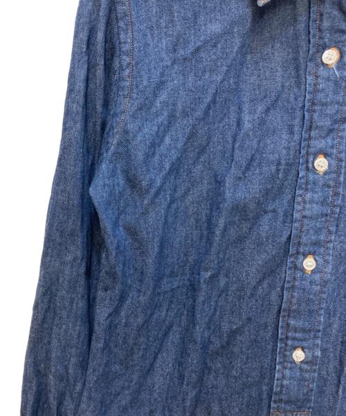 MADISON BLUE（マディソンブルー）MADISON BLUE (マディソンブルー) デニムボウタイシャツ インディゴ サイズ:SIZE 1の古着・服飾アイテム