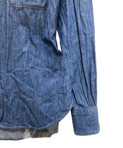 MADISON BLUE（マディソンブルー）MADISON BLUE (マディソンブルー) デニムボウタイシャツ インディゴ サイズ:SIZE 1の古着・服飾アイテム