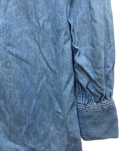 GANNI（ガニー）GANNI (ガニー) カットアウトデニムシャツ インディゴ サイズ:XSの古着・服飾アイテム