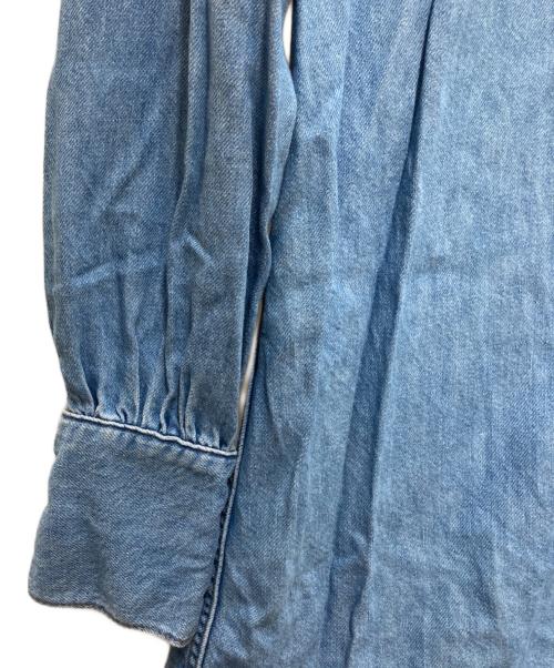 GANNI（ガニー）GANNI (ガニー) カットアウトデニムシャツ インディゴ サイズ:XSの古着・服飾アイテム