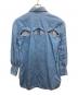 GANNI (ガニー) カットアウトデニムシャツ インディゴ サイズ:XS：9000円
