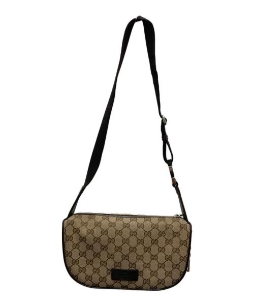 GUCCI（グッチ）GUCCI (グッチ) GGキャンバスウエストバッグ ベージュの古着・服飾アイテム