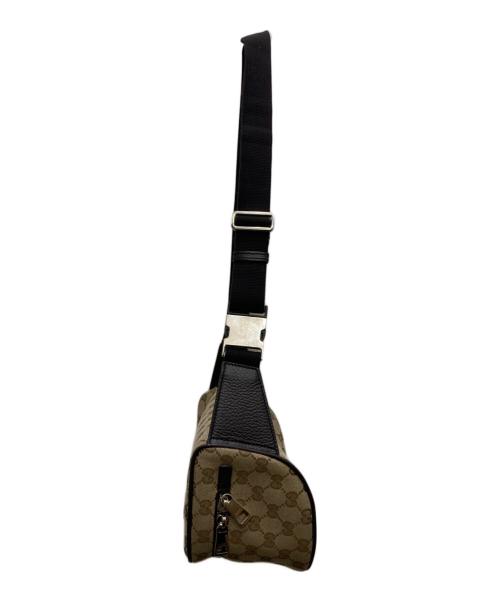 GUCCI（グッチ）GUCCI (グッチ) GGキャンバスウエストバッグ ベージュの古着・服飾アイテム