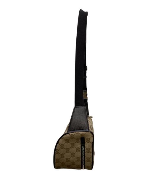 GUCCI（グッチ）GUCCI (グッチ) GGキャンバスウエストバッグ ベージュの古着・服飾アイテム