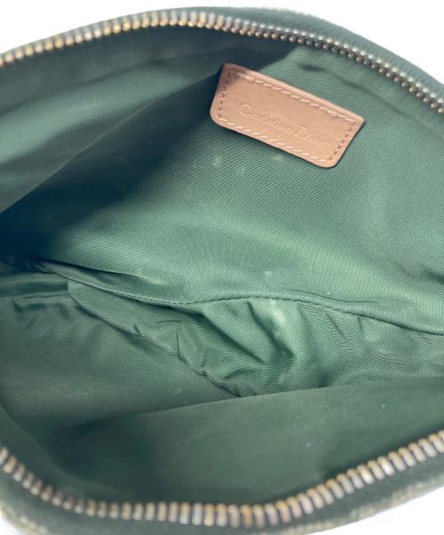 Christian Dior（クリスチャン ディオール）Christian Dior (クリスチャン ディオール) トロッター柄 ミニサドルポーチ ベージュの古着・服飾アイテム