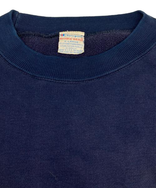 Champion REVERSE WEAVE（チャンピオン リバース ウィーブ）Champion REVERSE WEAVE (チャンピオン リバース ウィーブ) クルーネックスウェット ネイビー サイズ:XLの古着・服飾アイテム