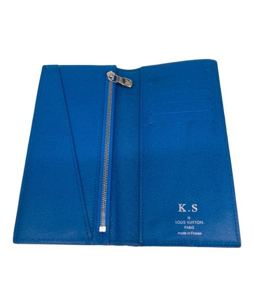 LOUIS VUITTON（ルイ ヴィトン）LOUIS VUITTON (ルイ ヴィトン) ポルトフォイユ アレクサンドル NM ブラック×ブルーの古着・服飾アイテム