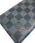 LOUIS VUITTON (ルイ ヴィトン) ポルトフォイユ アレクサンドル NM ブラック×ブルー：18000円
