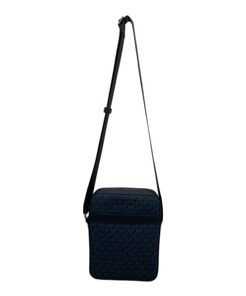 MICHAEL KORS（マイケルコース）MICHAEL KORS (マイケルコース) ロゴショルダーバッグ ネイビーの古着・服飾アイテム