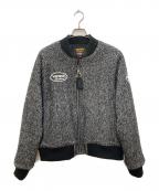 VANSON×417 by EDIFICEバンソン×417 バイ エディフィス）の古着「TWEED TEAM ジャケット」｜ブラック