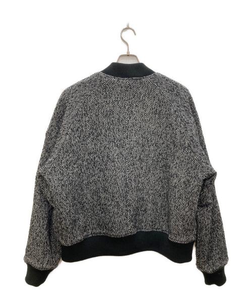 VANSON（バンソン）VANSON (バンソン) 417 by EDIFICE (417 バイ エディフィス) TWEED TEAM ジャケット ブラック サイズ:Ｌの古着・服飾アイテム